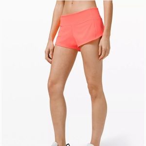 Lululemon speed up running shorts